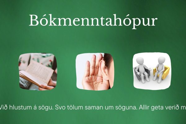 Vor 2024 Bókmenntahópur á heimasíðu