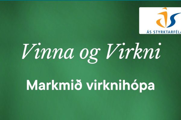 Markmið virknihópa forsíða